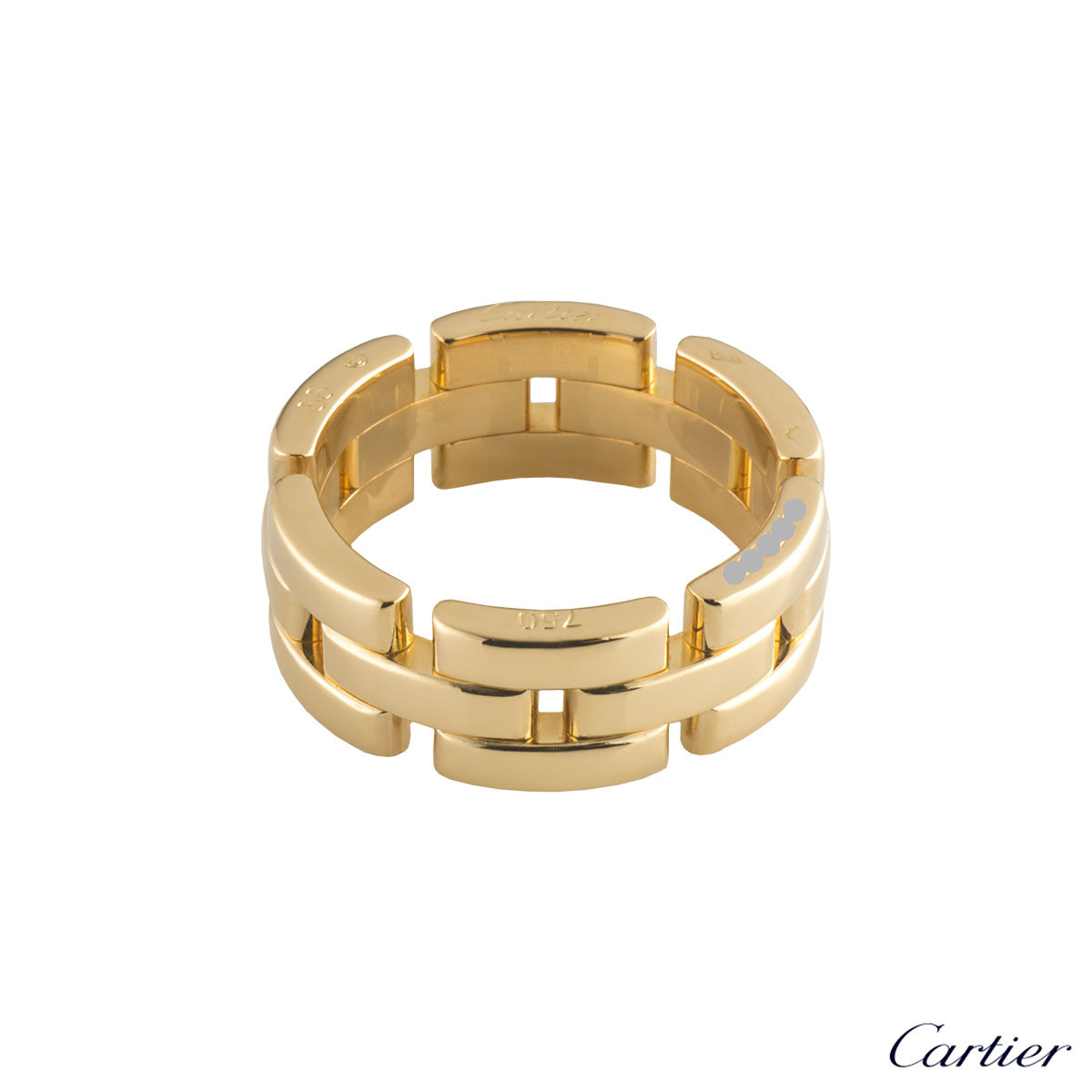 Cartier Yellow Gold Maillon Panthere Ring | Rich Diamonds